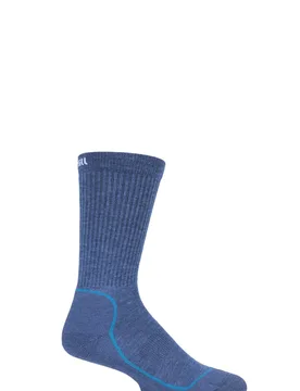 Pair Blue Made in Finland 4 Layer Hiking Socks with DryTech Unisex 3-5 Unisex - - Blue - Size: 3-5 Unisex - Uphill Sport - FashionsVida