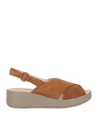 VARESE Sandale Damen Kamel 41 Damen