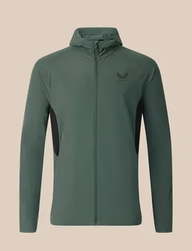 Men's Apex Slim Fit Windbreaker - Green Dark Green XL male - Castore - FashionsVida