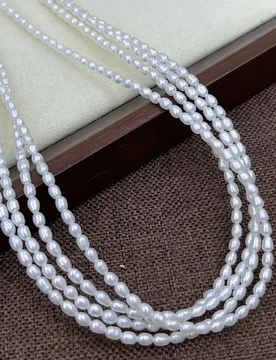 AAA 2-3mm Exquisite White Freshwater Pearls Rice Loose Beads for Jewelry Making Supplies DIY Women Necklace Bracelet Accessories - Aliexpress - FashionsVida