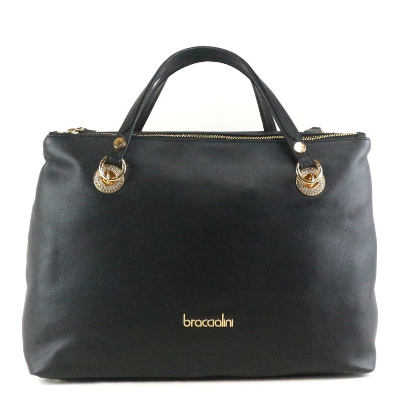 Nora Borsa a mano e tracolla B17451 NERO