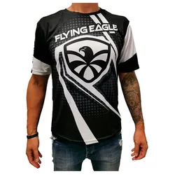 Flying T-shirt à Manches Courtes Black / White XL