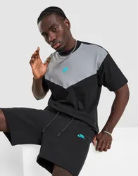 Mens Maglia Tech Mix - Nero, nero nero Uomo taglia L