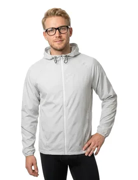Giacca Aero Hex Windbreaker Grey Mirage / Brick M - 2XU - FashionsVida