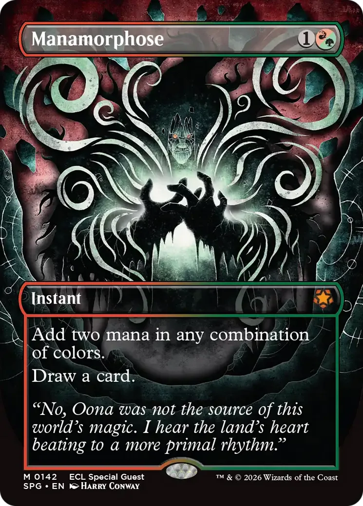 Manamorphose (Borderless Foil) Special Guests - Magic: The Gathering - FashionsVida