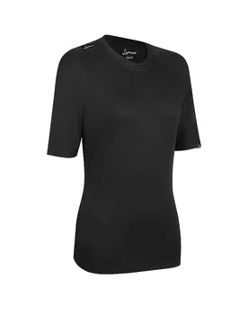 Maglietta funzionale da donna Martine Woolmix nero 40 - LaMunt - FashionsVida