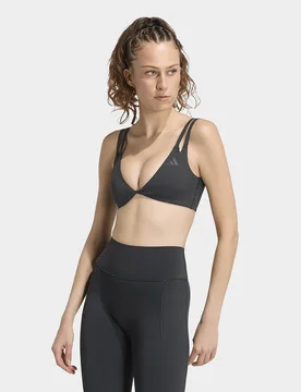 Womens Reggiseno Sportivo Optime Twist Reversibile Con Supporto Leggero - Nero, nero nero Donna taglia S - Adidas - FashionsVida