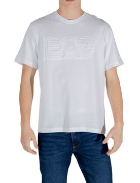 Ea7 Herren T-Shirt Weiß 483265