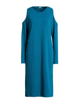 Midi-Kleid Damen Aquamarin L,S Damen