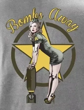 Original Bombs Away Pin Up Vintage T-Shirt 100% Cotton O-Neck Short Sleeve Casual Mens T-shirt Size S-3XL - Aliexpress - FashionsVida