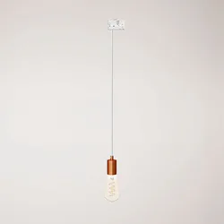 Cables Lampe Suspendue Satin Metal Track Stucchi Satin Copper One Size