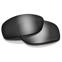 Apex Polarized Sunglasses Lenses Black Mirror / Grey One Size Men,Women