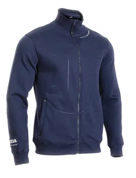 Felpa blu con zip e maxi logo frontale Urban Street Full Zip Sweatshirt L - Joma - FashionsVida