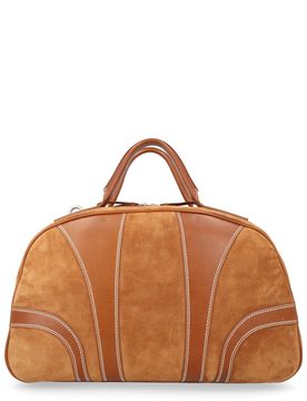 DRIES VAN NOTEN Suede Duffle Bag