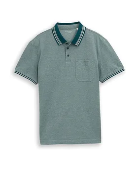 Tom Tailor Polo verde scuro S - Tom tailor - FashionsVida