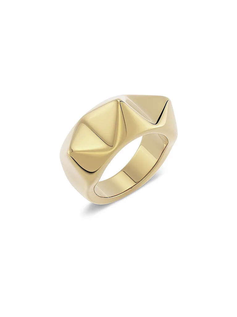 Anillo PEAK RIVET Gold oro L - Edblad - FashionsVida