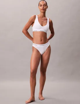 Icon Full brief high leg White female - Calvin Klein - FashionsVida