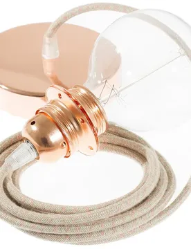 Cables Lampe Suspendue Pendel Pour Abat-jour Rd61 Lozenge Diy 2 M Ancient Pink / Copper One Size