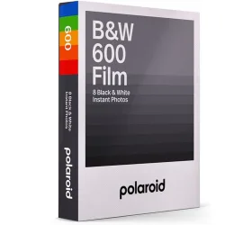 Película instantánea Polaroid 600 Blanco y Negro, 8 hojas