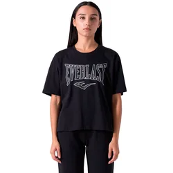 T-shirt à Manches Courtes Oversize Logo Black L