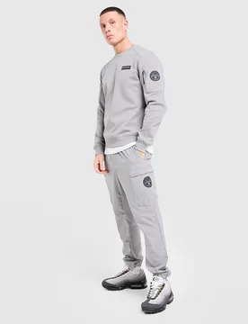 Mens Pantaloni della Tuta Matey Cargo - Grigio, grigio grigio Uomo taglia M - Napapijri - FashionsVida