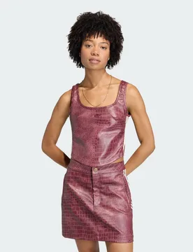Adidas Corsetto Pleather 40 Maroon - Adidas - FashionsVida