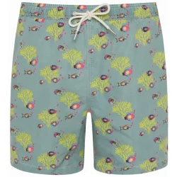 Traje de baño de hombre corales y peces