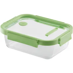 Hermético de vidrio rectangular Storage&Preservation
