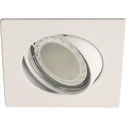 EFoco mpotrable cuadrado con bombilla GU10 9 W