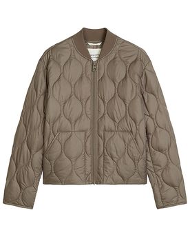 Chaqueta acolchada ligera marrón 42