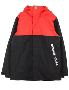 Giaccone Lungo Uomo Defy Red/black/fluo - Dc shoes - FashionsVida