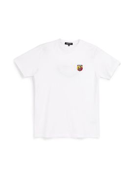 T-shirt bianca in cotone made in Italy 01 XXL