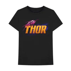 Unisex What If Thor Party Logo T-Shirt in Black Size: Medium - Black - Size: M