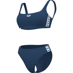 Icons Bralette Solid TWO Pieces Damen Bikini, blau 40