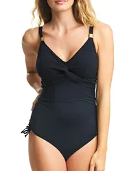 Womens Ottawa Swimsuit - Black - Size 38gg