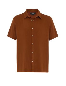 Antioch Camisa marrón rojizo