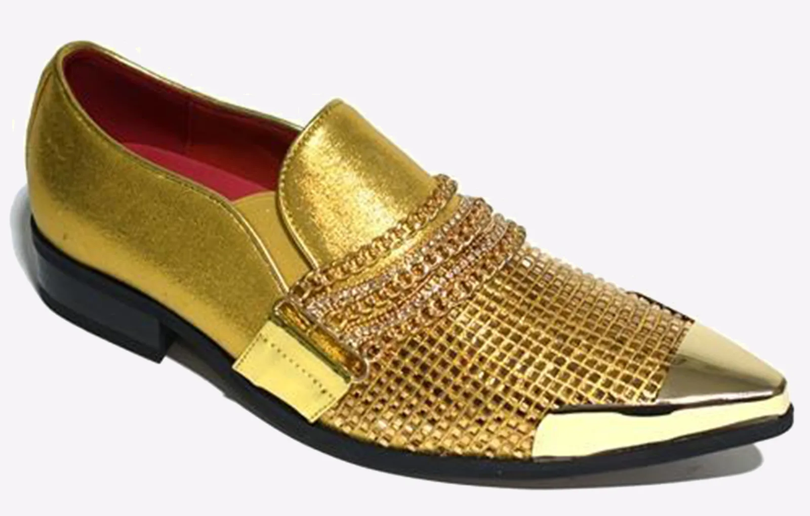Javier Shoes Mens - Gold - Size Uk 6 - Malin - FashionsVida