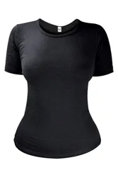 Womens Short Sleeved Thermal Top - - Size: 20-22