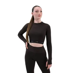 T-shirt à Manches Longues Amoli Brown XS