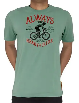 T-shirt à Manches Courtes Always Ready To Ride