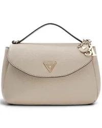 Borsa Evie Top Handle Flap Donna Light Taupe in Materiale Sintetico con Logo 4G e Charm