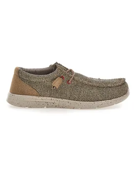 Scarpe da uomo casual dark beige in tessuto PK1118H 41 - SEVENOAKS - FashionsVida