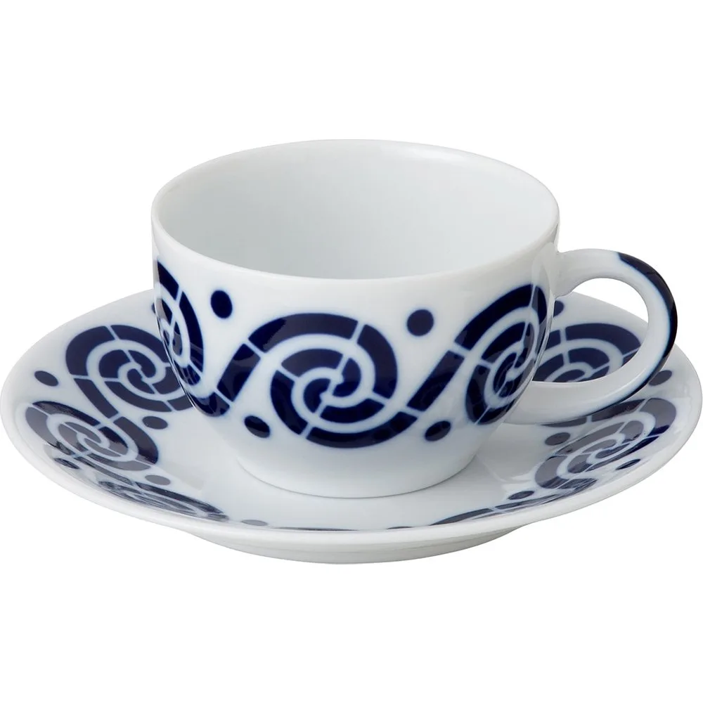 Taza de té con plato Espiroide - Sargadelos - FashionsVida
