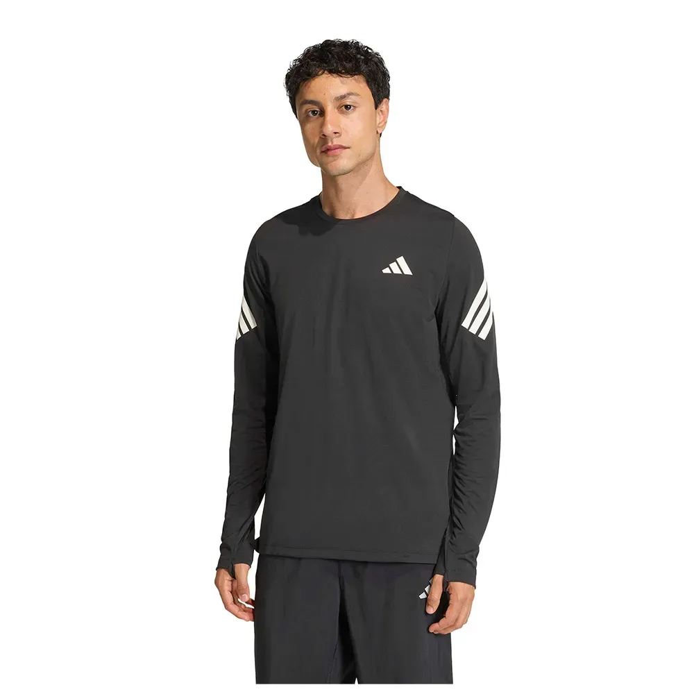Maglietta A Maniche Lunghe Adi365 Iconic///running Black XL - Adidas - FashionsVida