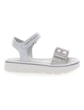 Sandali Bianchi con Strass 9044 26