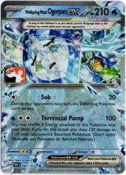 Pokemon SV Twilight Masquerade 064/167 Wellspring Mask Ogerpon ex (Prize Pack League Promo)