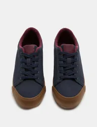 Kids' Lace Up Trainers (4 Small-7 Large) Navy Mix male