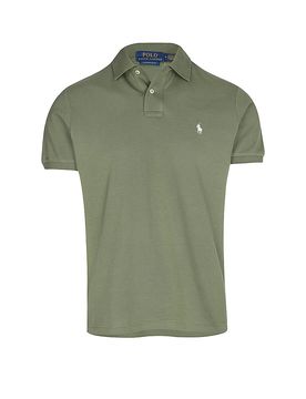 Poloshirt Custom Slim Fit oliva M