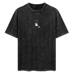 Angy cat T-Shirt Basic Short Sleeve T-Shirt for Men