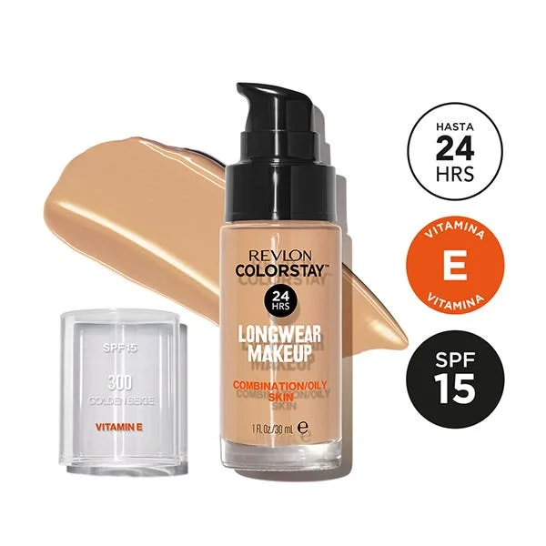 Colorstay Liquid Makeup 300 Golden Beige - Revlon - FashionsVida
